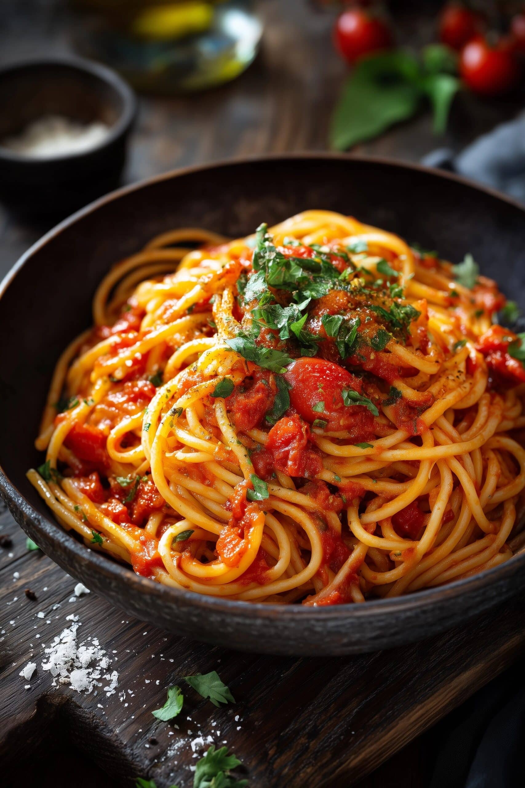 Chickpeas all’Arrabbiata Recipe - Recipe Image