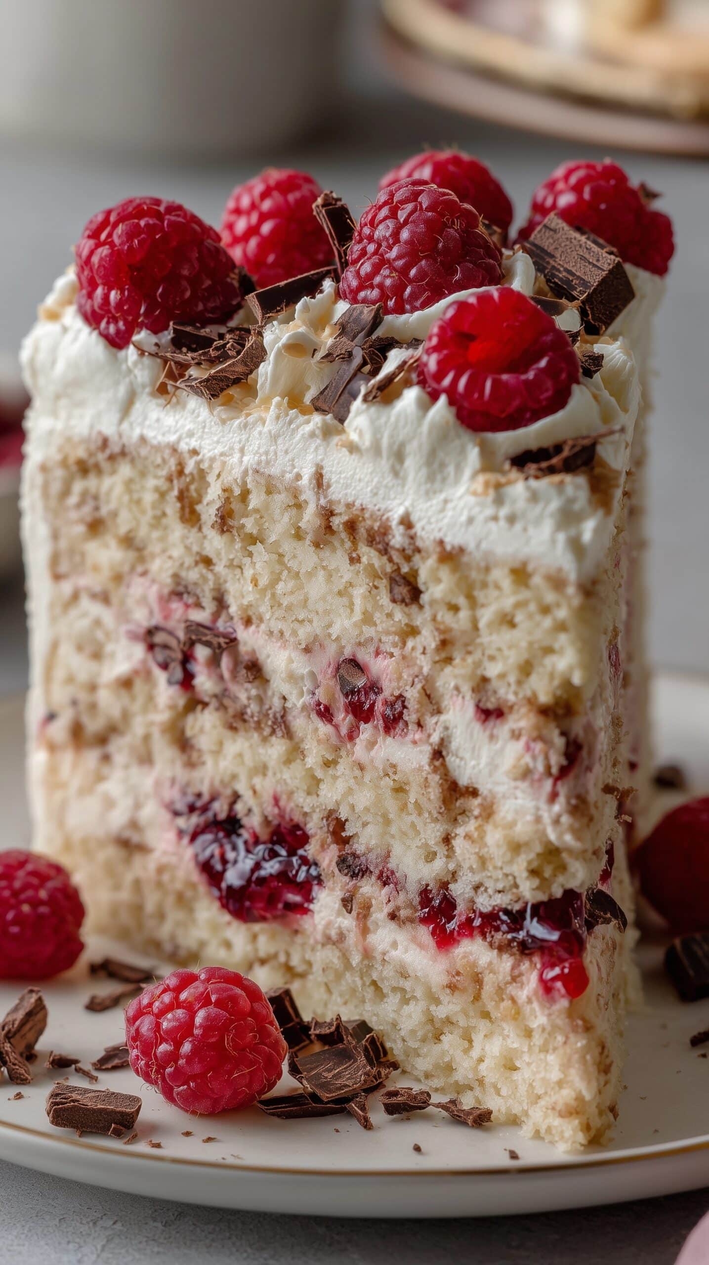 Raspberry Angel Food Cake Recipe