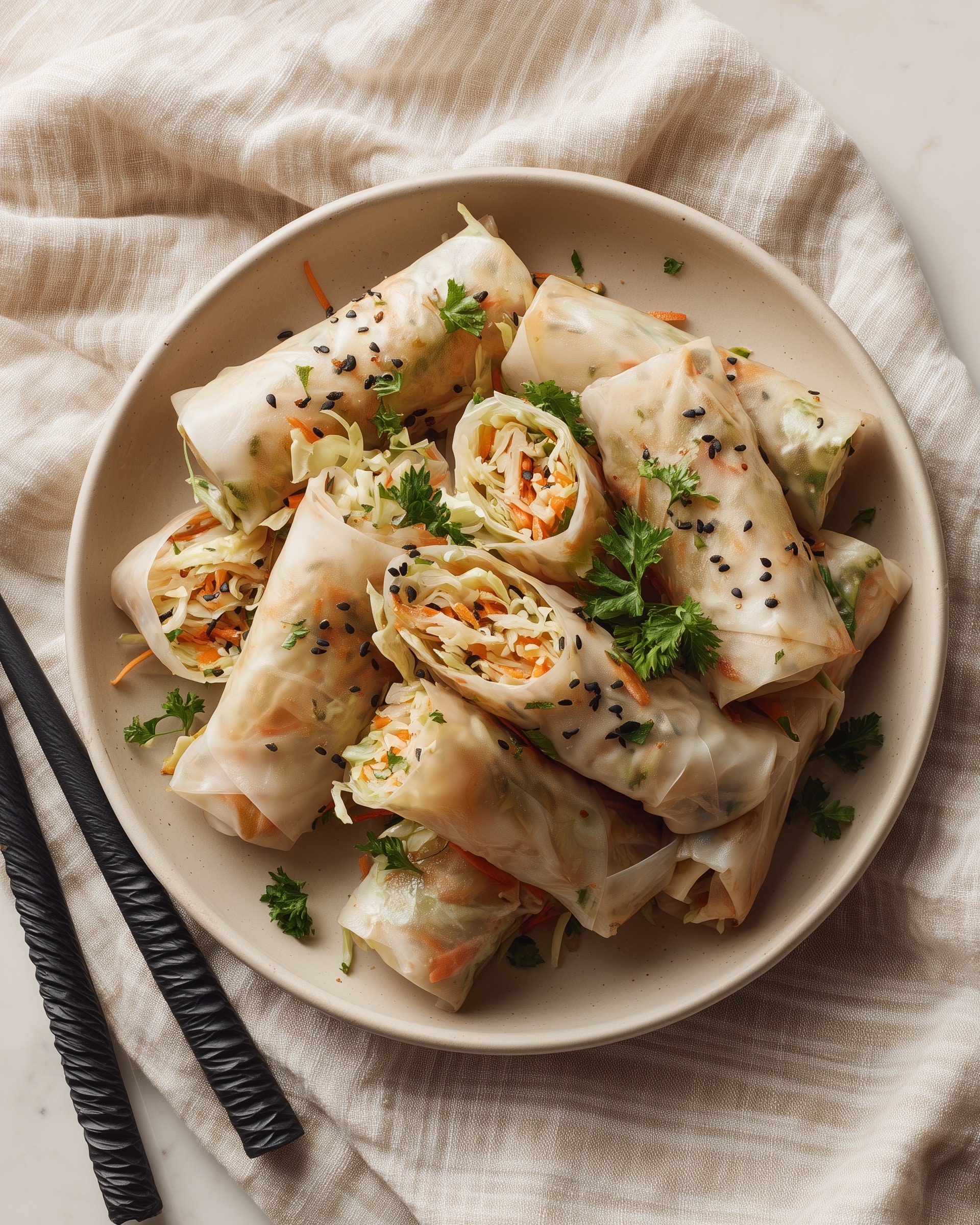 Crispy Chinese Rice Paper Wrapped Fish Recipe - Recipe Image