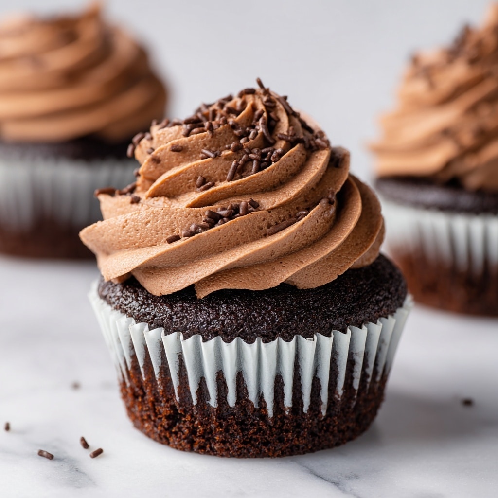 Easy Chocolate Cupcake with Rich Chocolate Buttercream and Cream Cheese Frosting Recipe