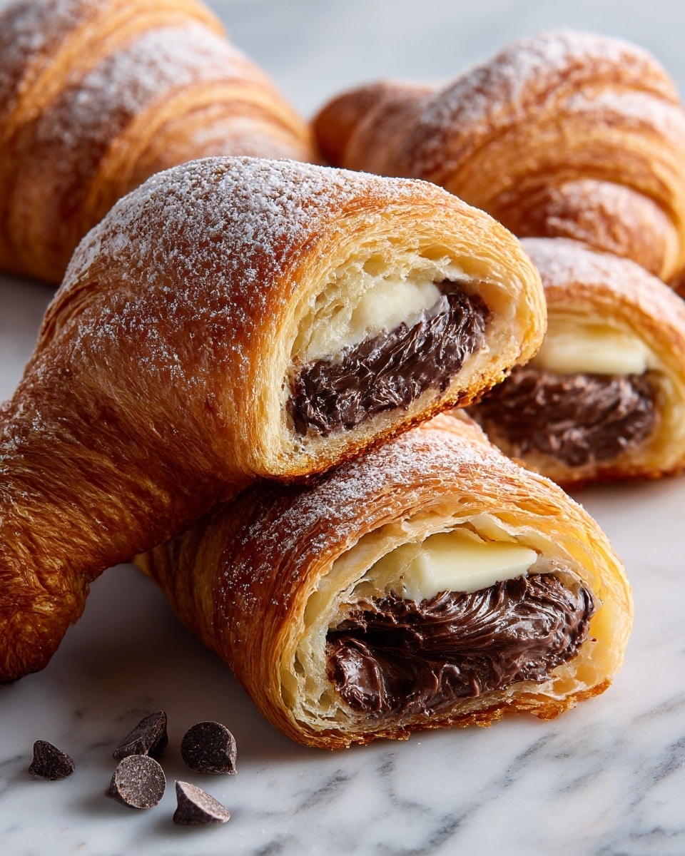 Brownie Batter Croissants Recipe