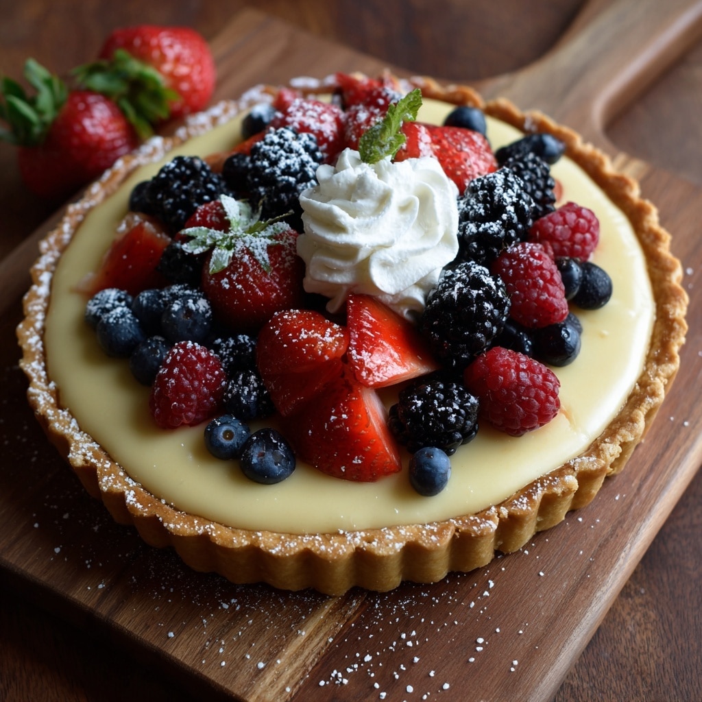 Decadent Tart with Silky Vanilla Bean Pastry Cream Recipe