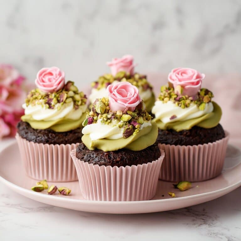 Vegan Mini Rose Cupcakes Recipe