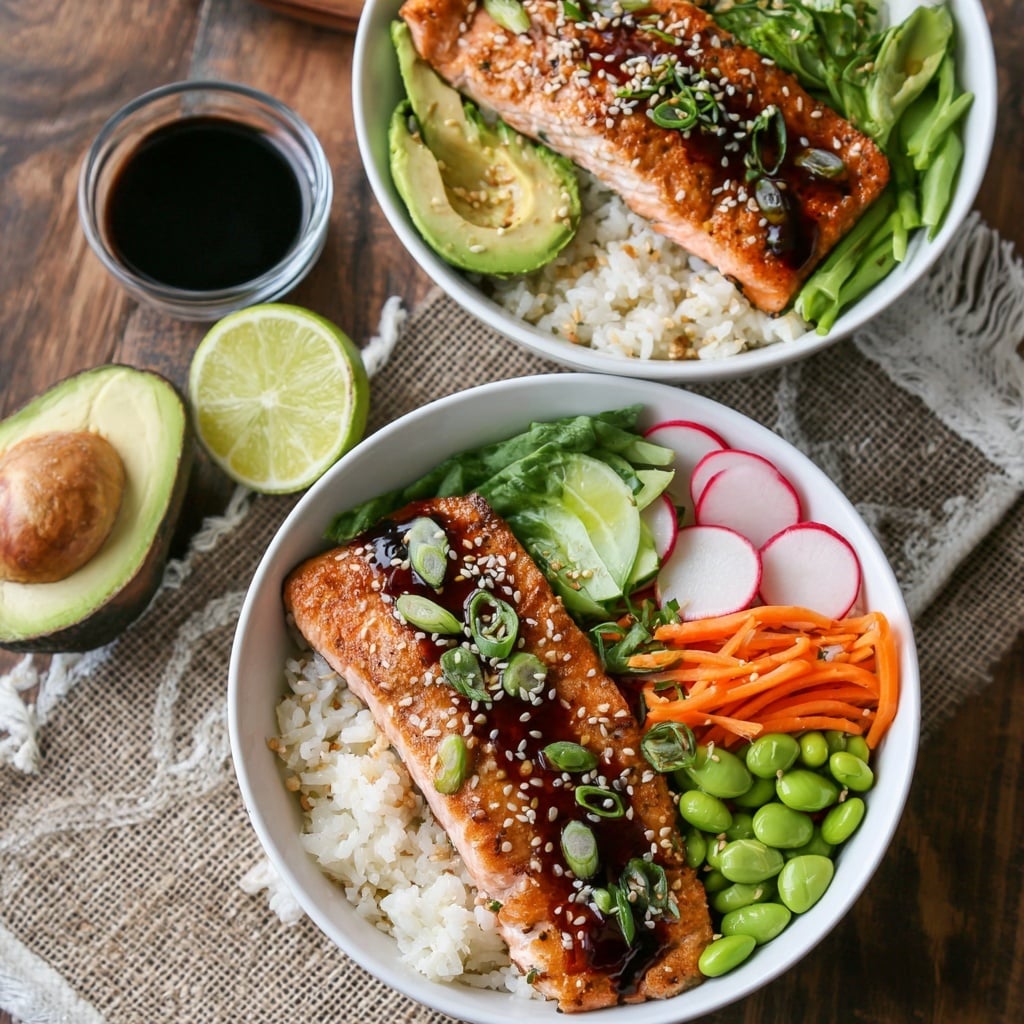 Sesame Salmon Bowls Recipe