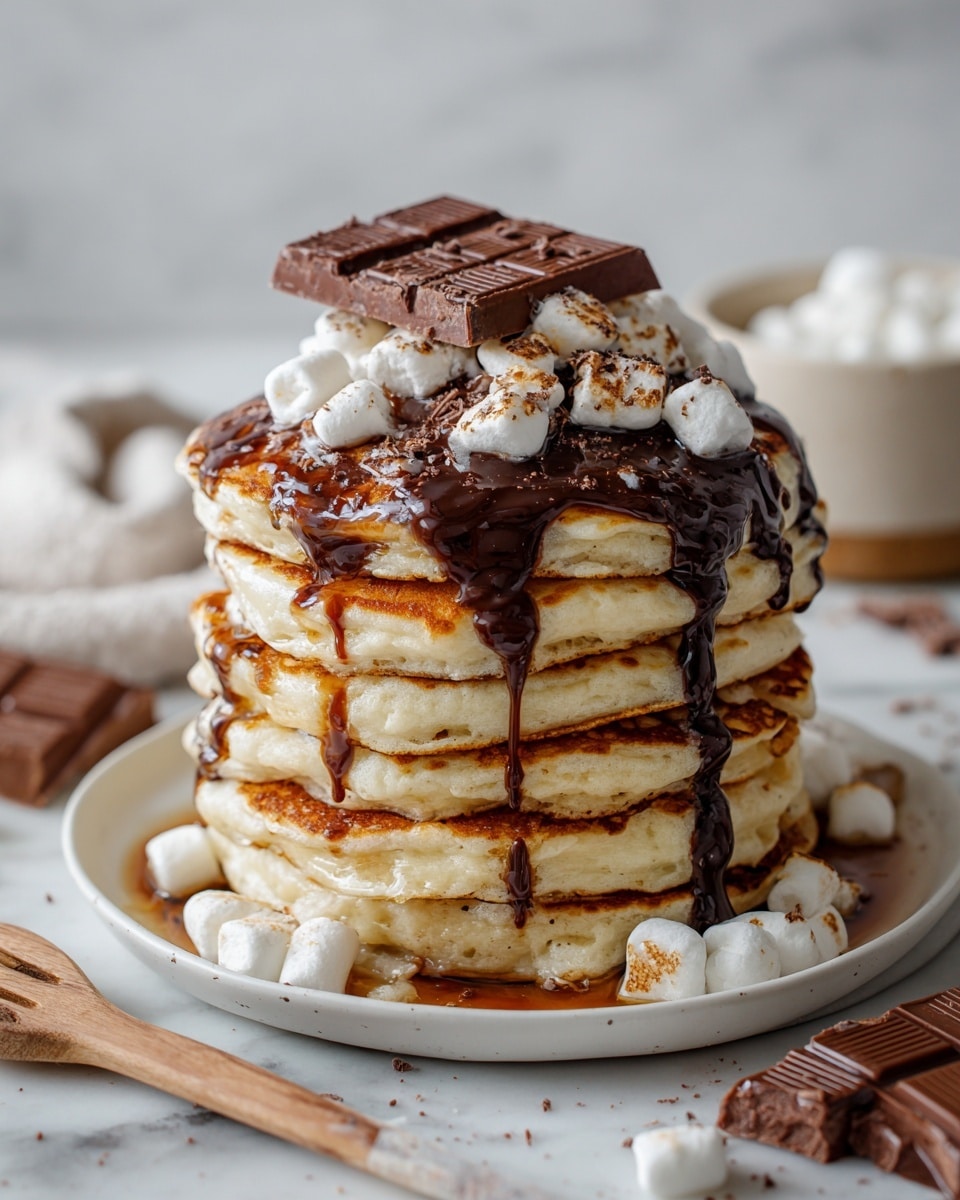 Best S’mores Pancakes Recipe - Recipe Image