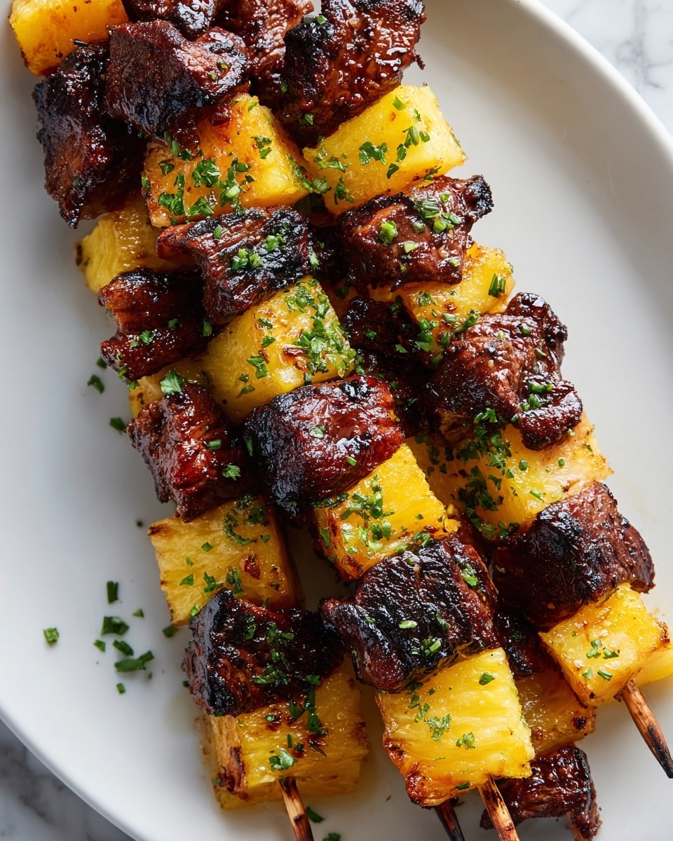 Pineapple BBQ Pork Skewers: A 15-Minute Grilling Dream Recipe - Recipe Image