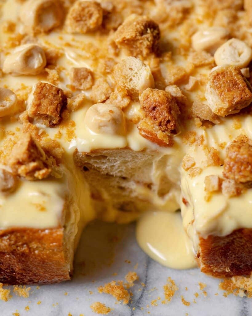 Banana Pudding Rolls with Gooey Vanilla Filling Recipe