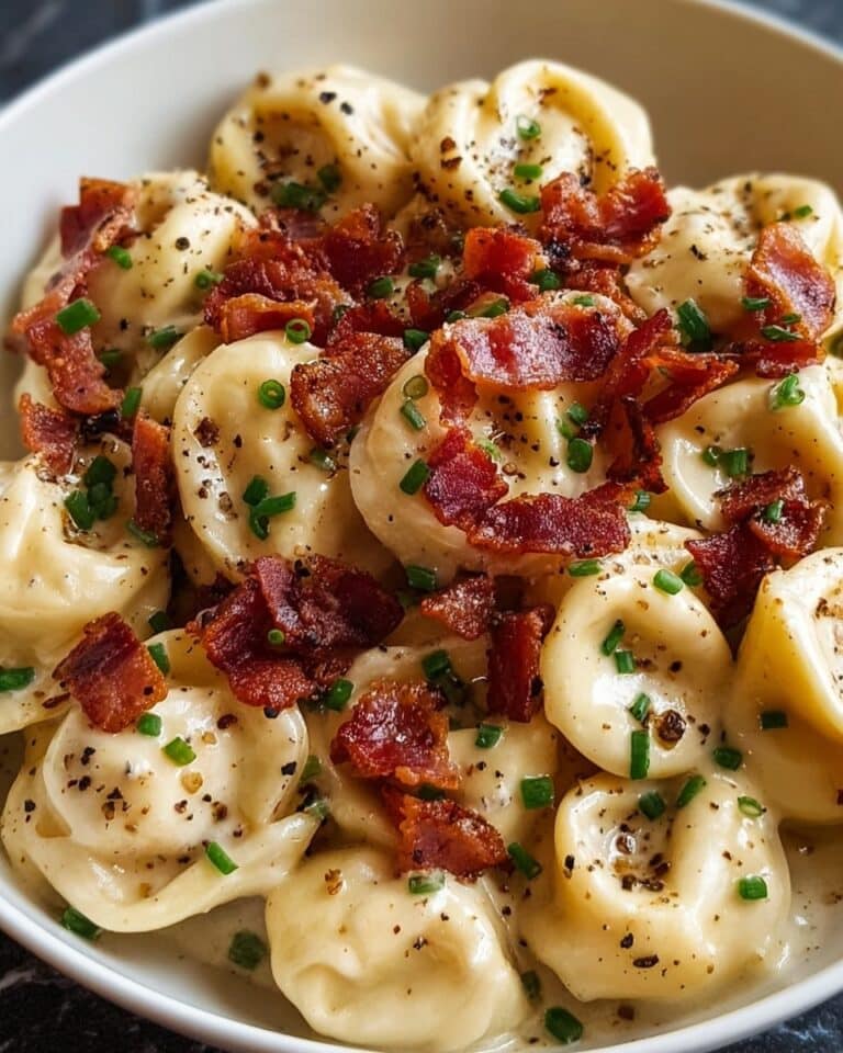 Bacon Cream Cheese Tortellini Recipe