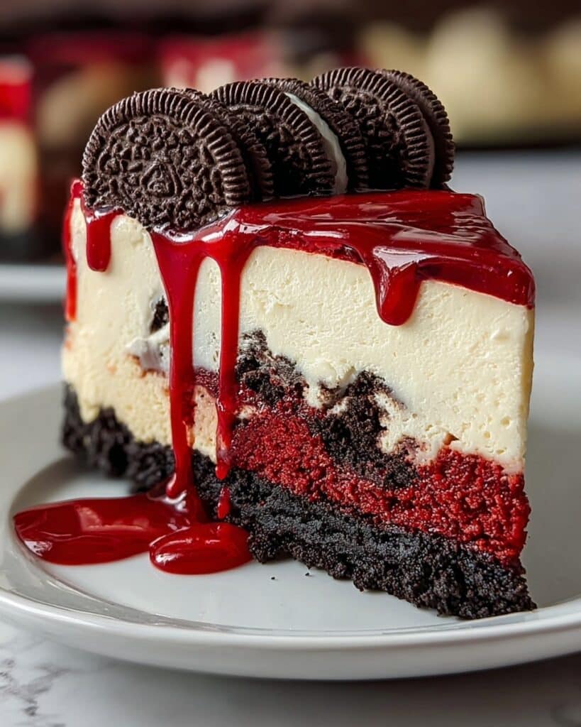 Red Velvet Oreo Cheesecake Recipe