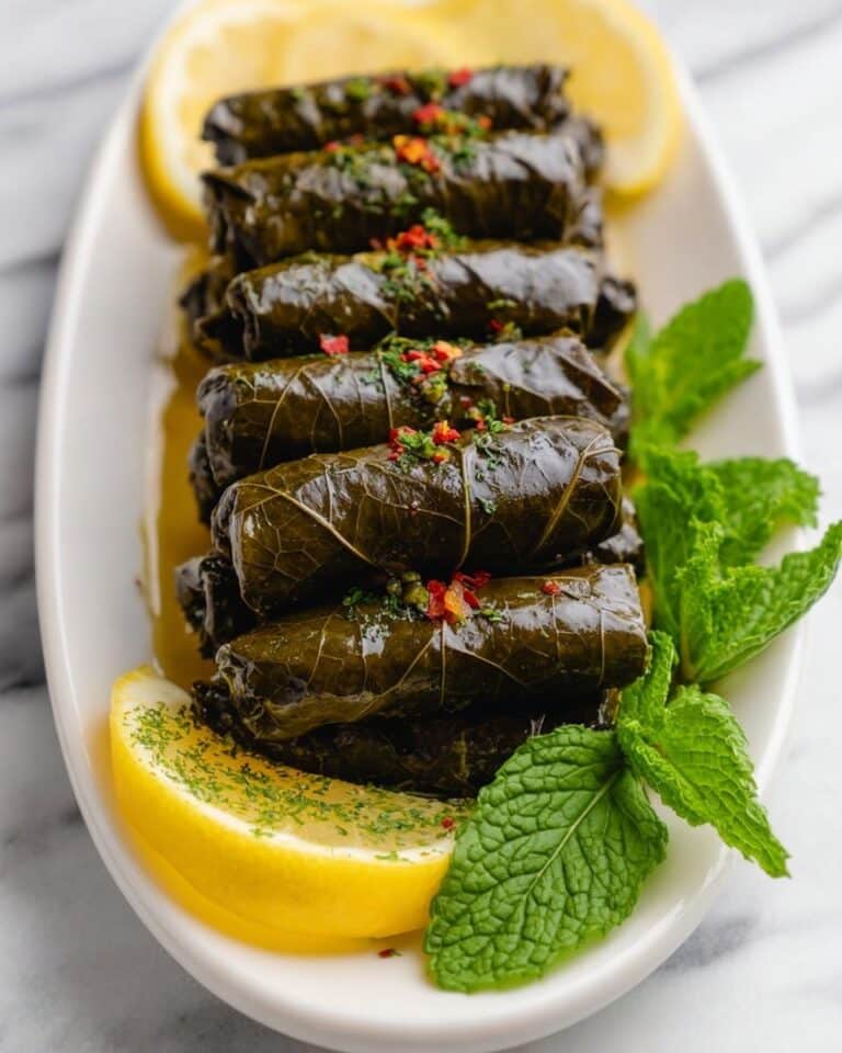 Lebanese Stuffed Grape Leaves (Warak Enab) Recipe