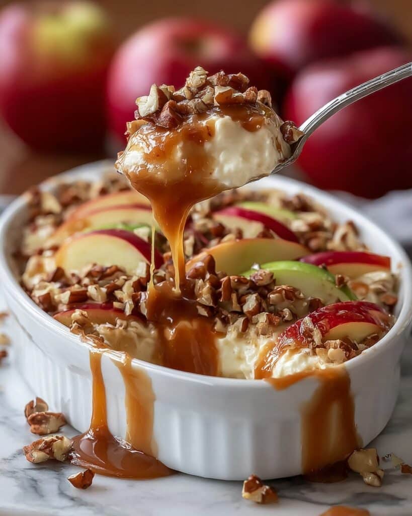 Caramel Apple Cheesecake Dip Recipe