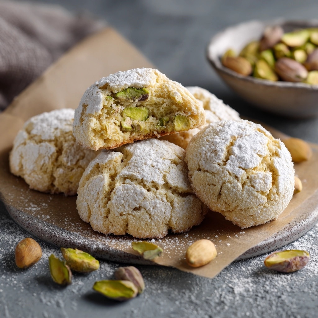 Soft and Chewy Pistachio Pudding Cookies Recipe - Recipe Image