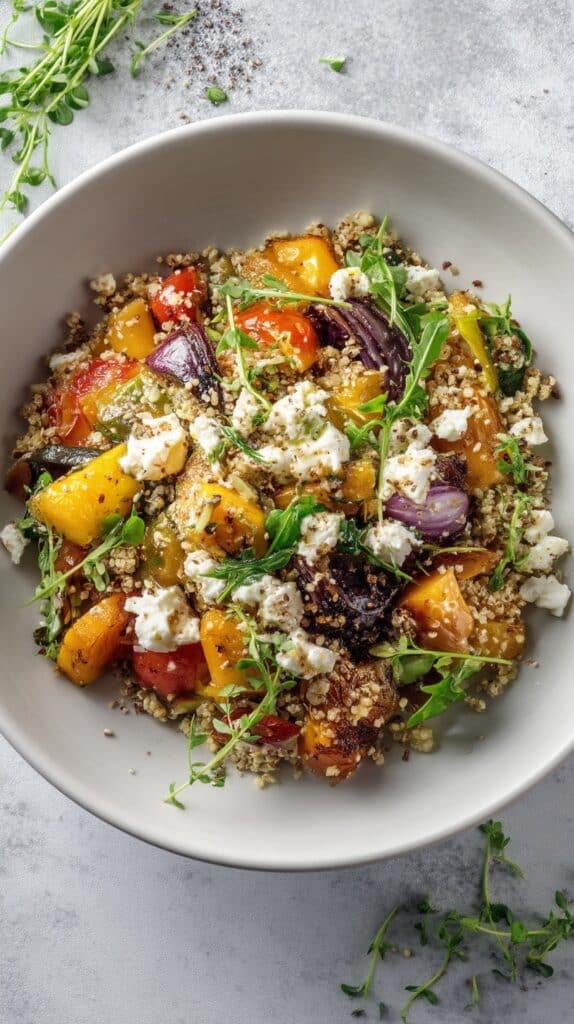 Hot Honey Halloumi and Couscous Salad Recipe