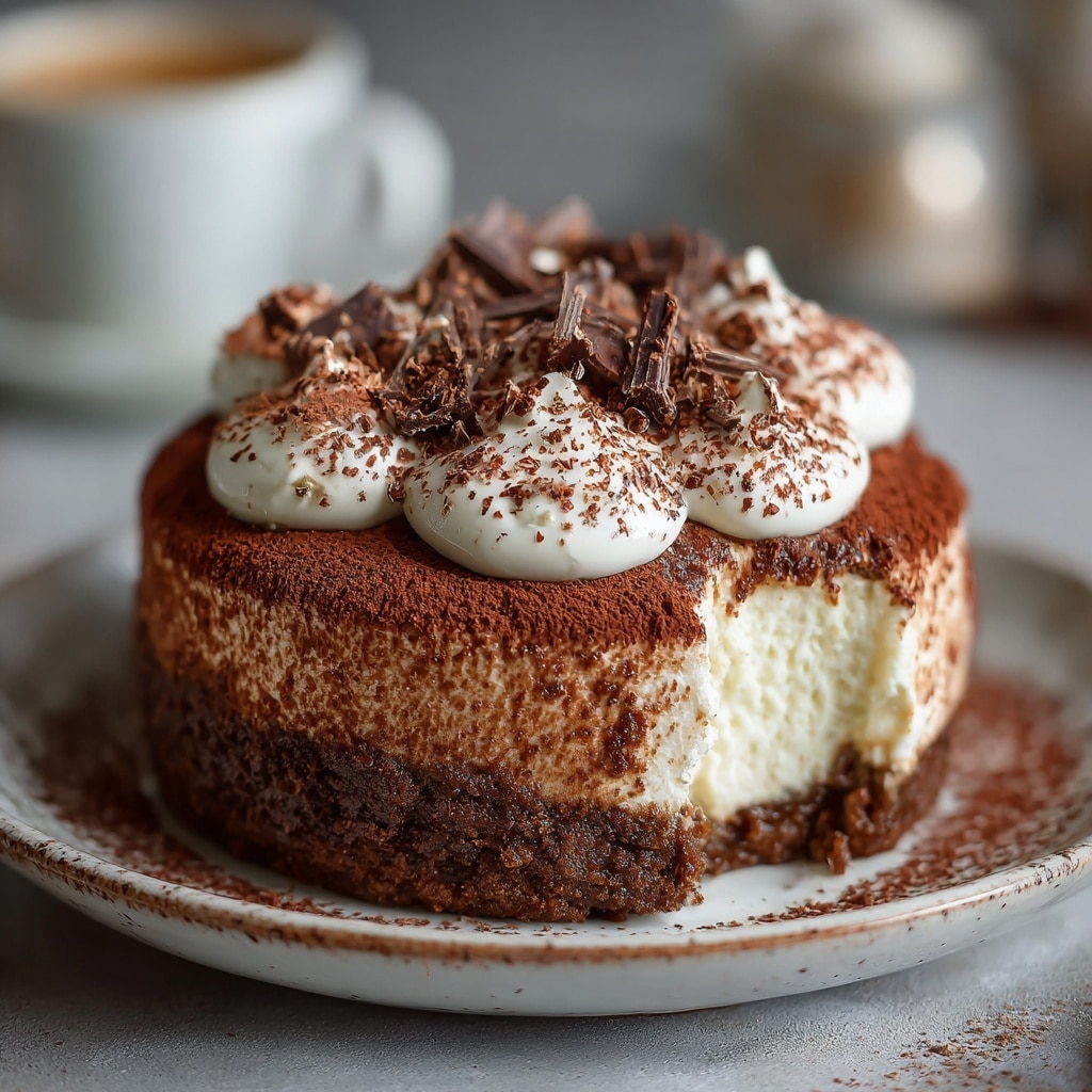 Tiramisu Cold Brew Coffee Cheesecake Recipe - Recipe Image