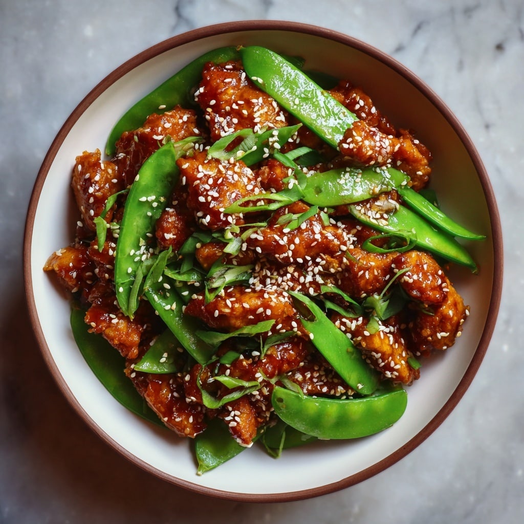 Sesame Apricot Chicken with Charred Scallions Recipe - Recipe Image