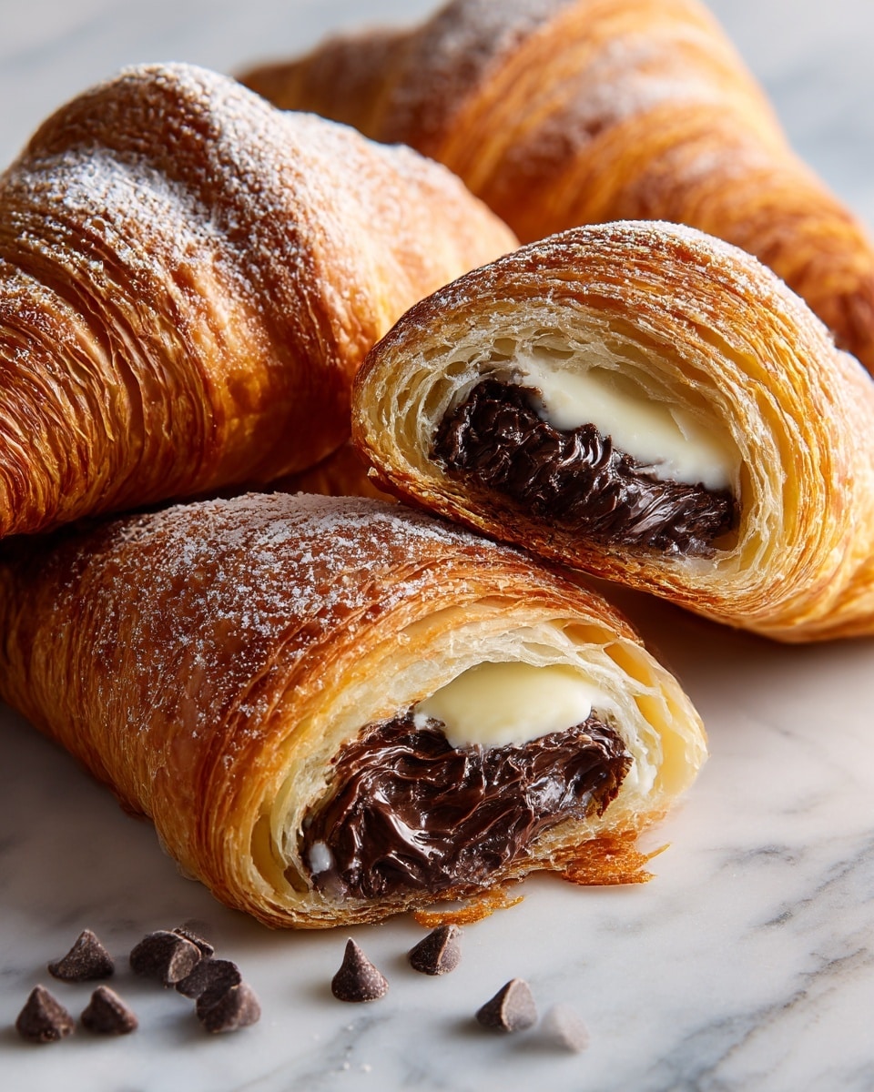 Brownie Batter Croissants Recipe - Recipe Image