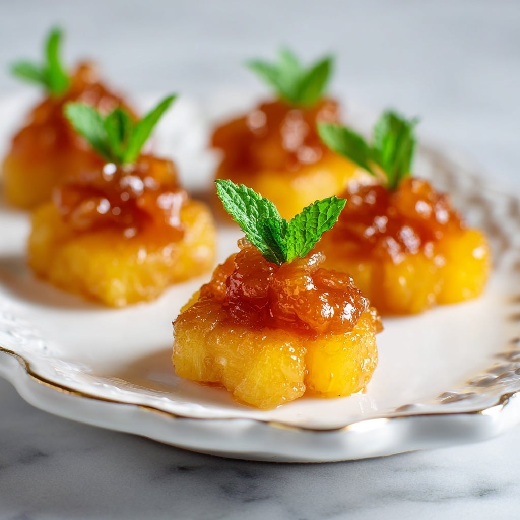 Candied Pineapple Bites Recipe