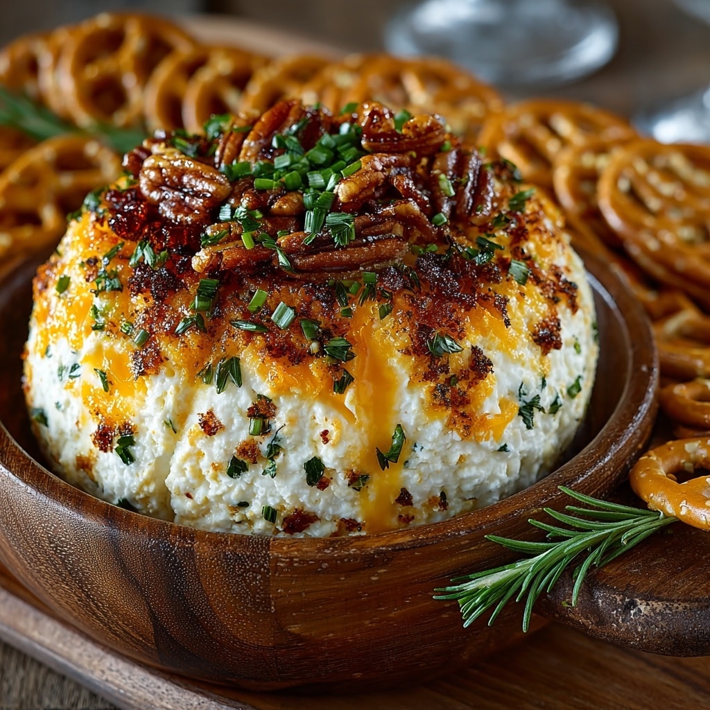 Skellington Cheese Ball Appetizer Recipe - Recipe Image