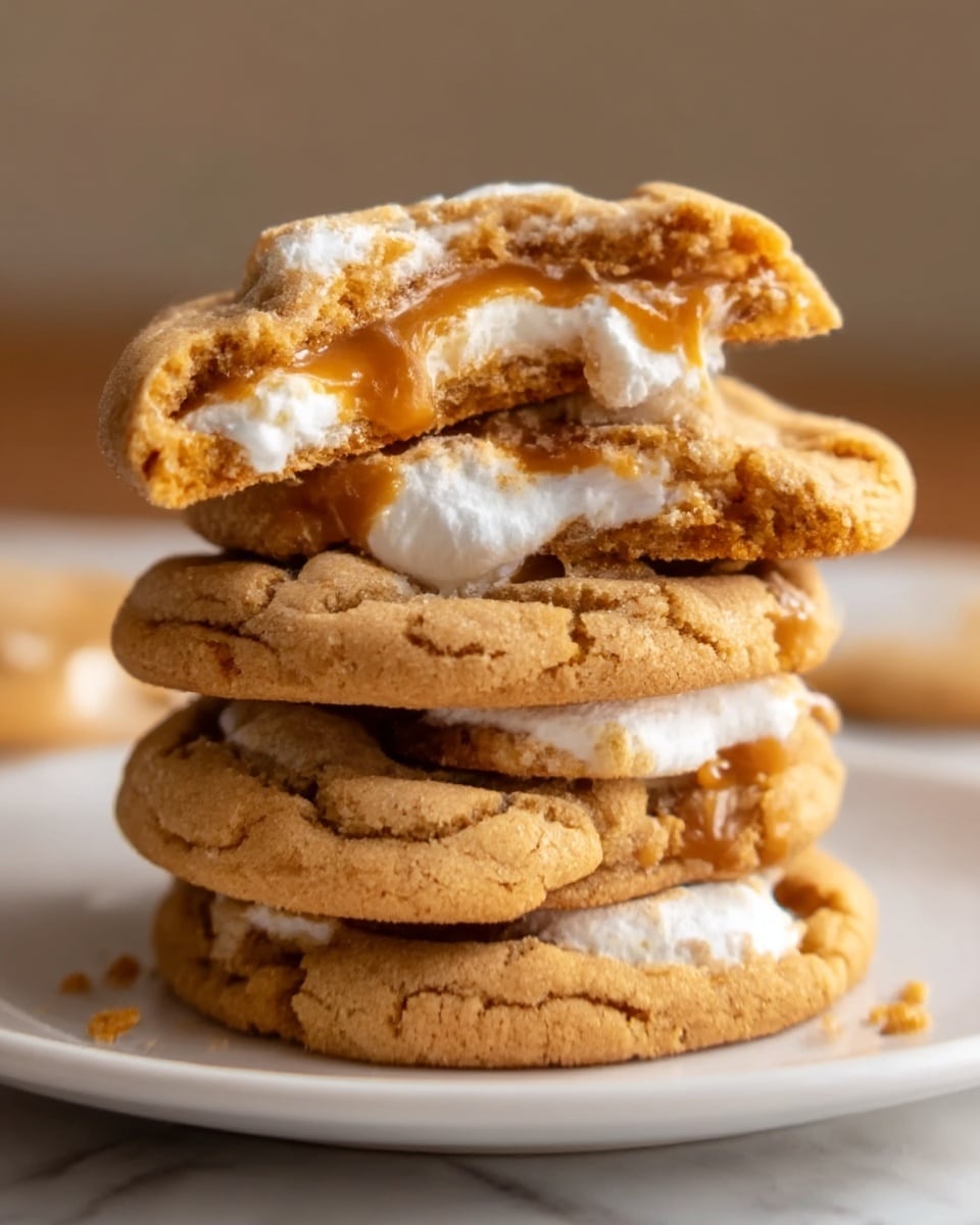 Soft and Chewy Fluffernutter Cookies Recipe - Recipe Image