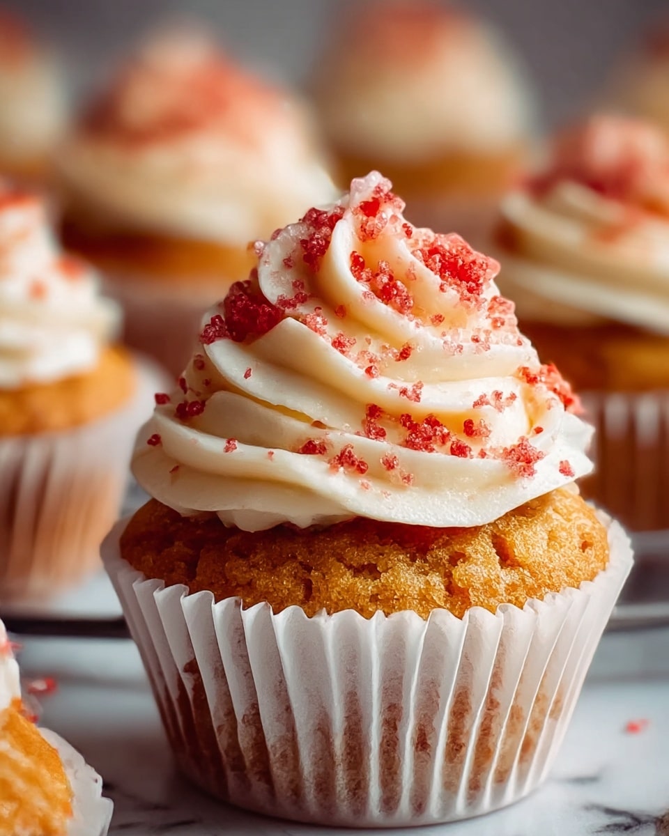 Strawberry Crunch Cupcakes Recipe - Recipe Image