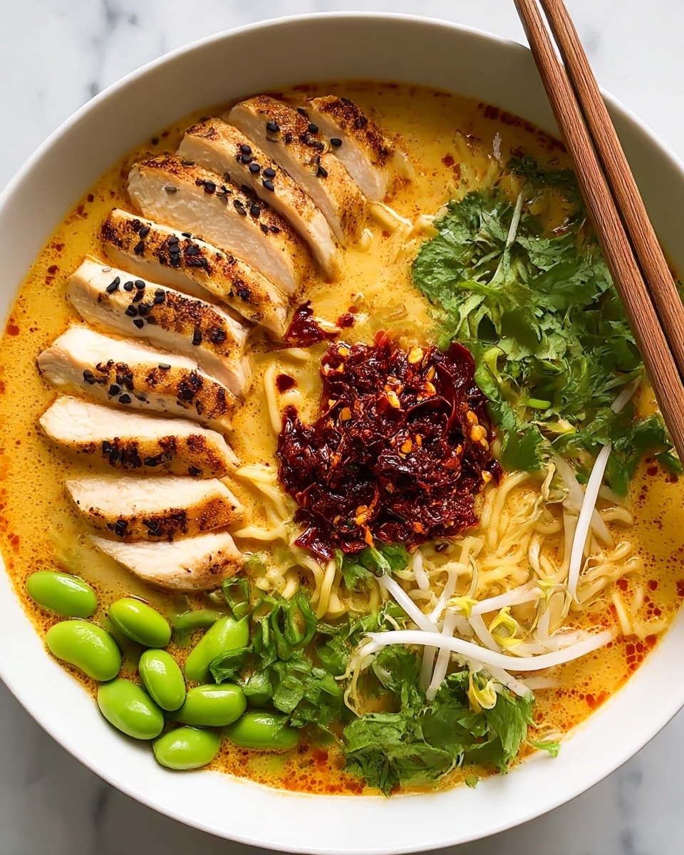 Creamy Marry Me Chicken Ramen Recipe - Recipe Image