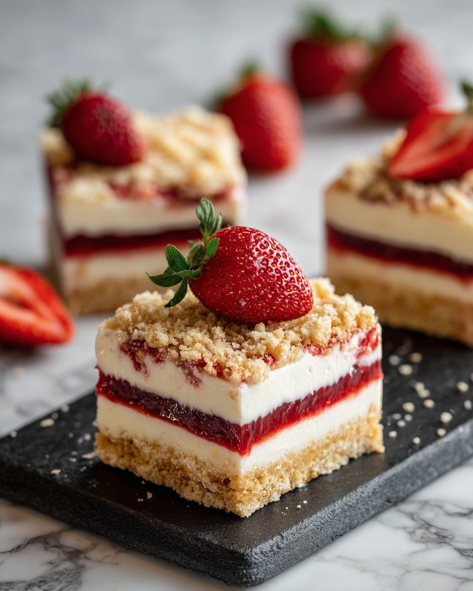 Strawberry Shortcake Bars Recipe - Recipe Image