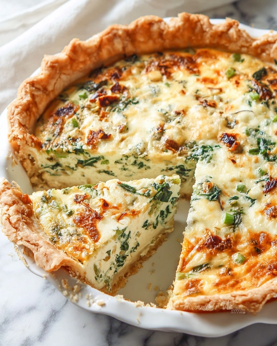 Marry Me Chicken Quiche Recipe - Recipe Image