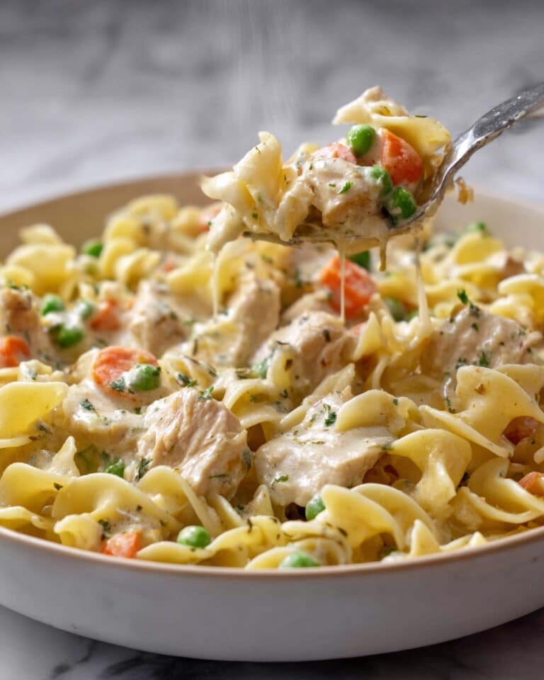 Quick Chicken Pot Pie Pasta Recipe