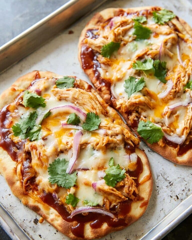 BBQ Chicken Flatbread Recipe