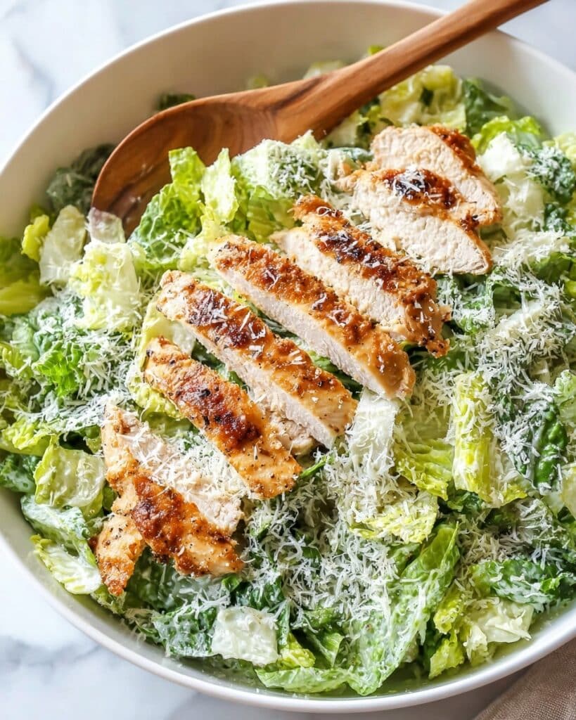 Green Goddess Salad with Parmesan Chicken Recipe