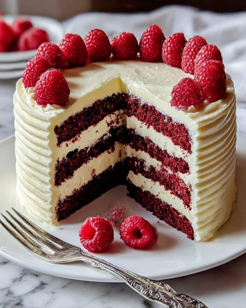 White Chocolate Raspberry Dream Cake Recipe