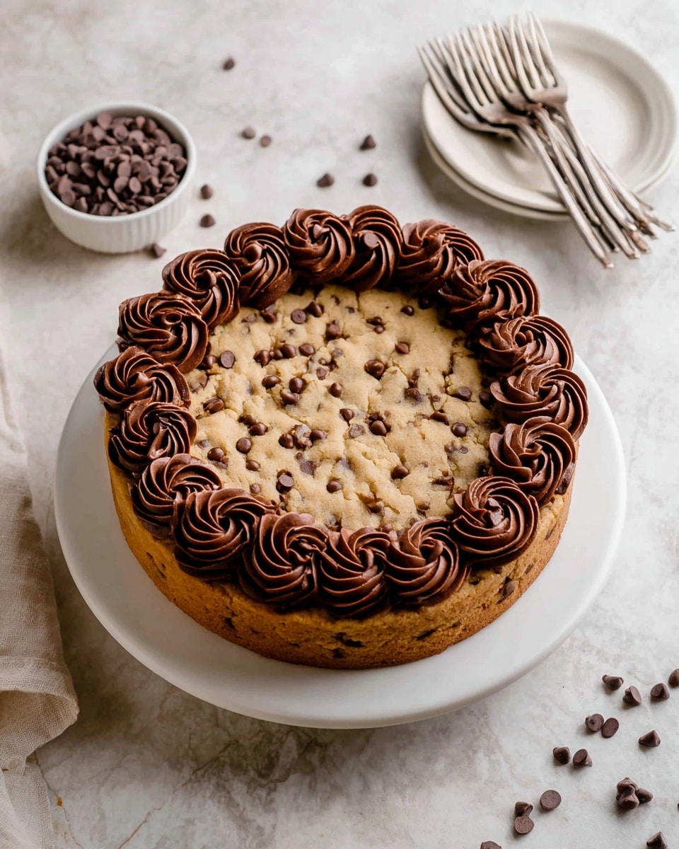 Gluten-Free Cookie Dough Cake Recipe - Recipe Image