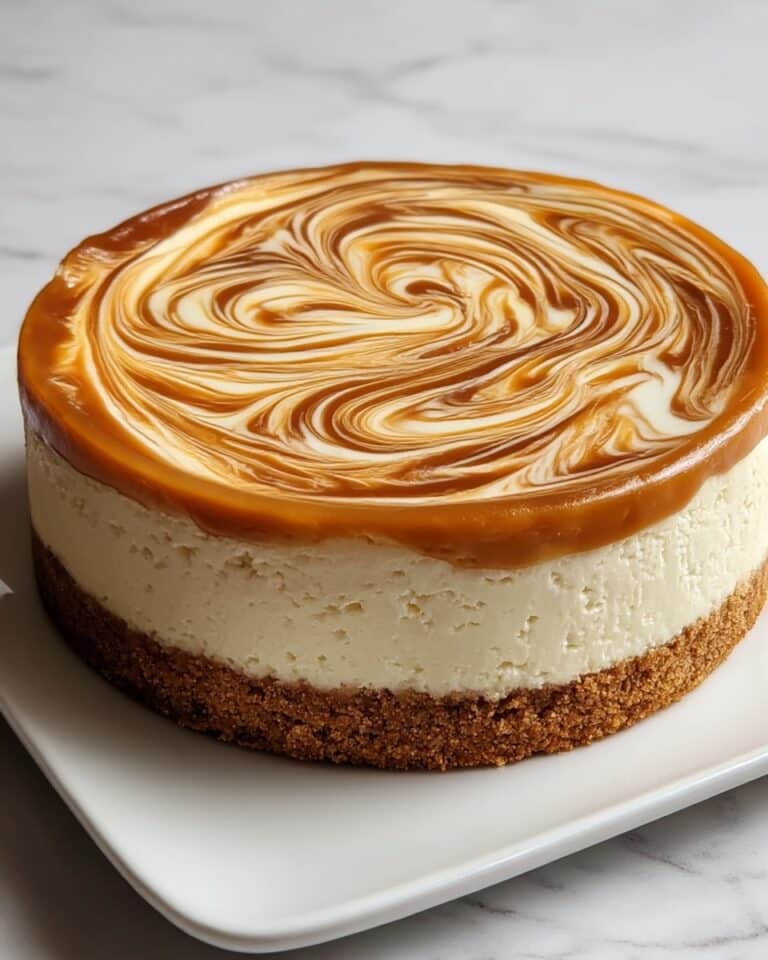Caramel Swirl Cheesecake Recipe