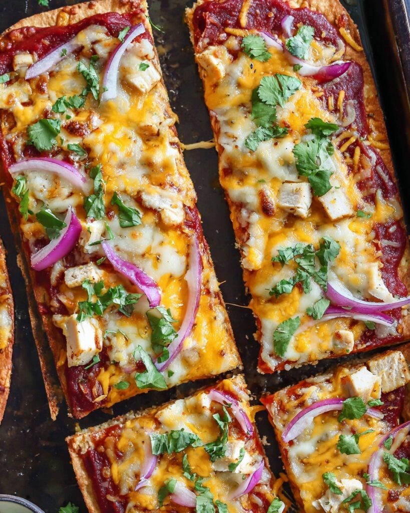 BBQ Chicken French Bread Pizza Recipe