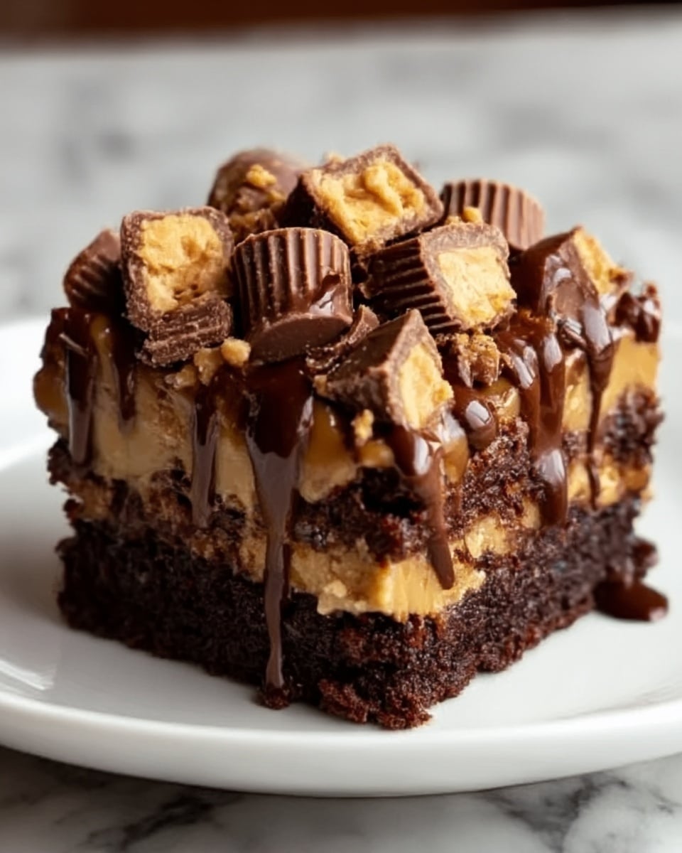 Peanut Butter Cup Dump Cake Recipe - Recipe Image
