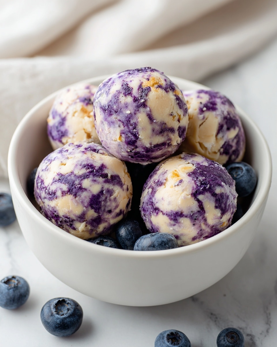Blueberry Cheesecake Protein Bites Recipe