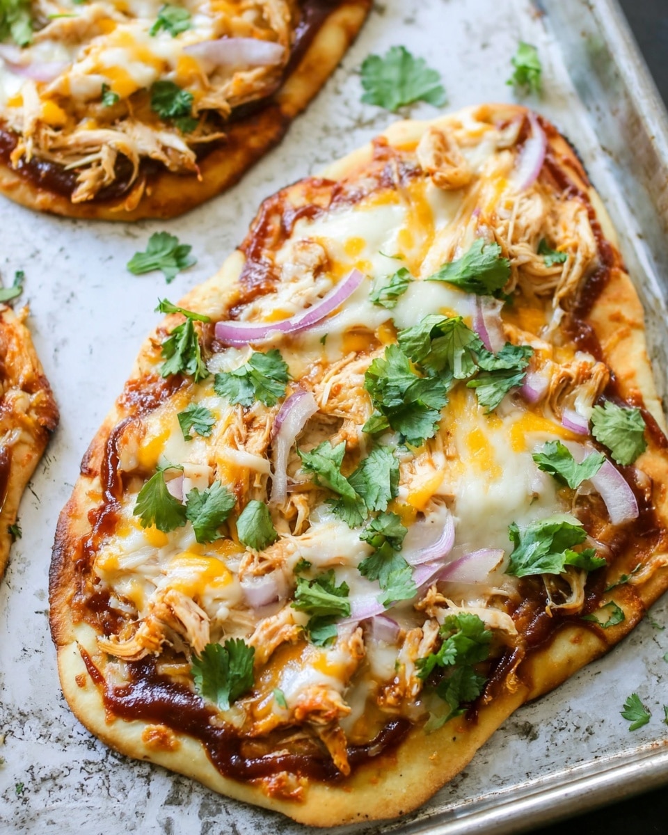 BBQ Chicken Flatbread Recipe - Recipe Image
