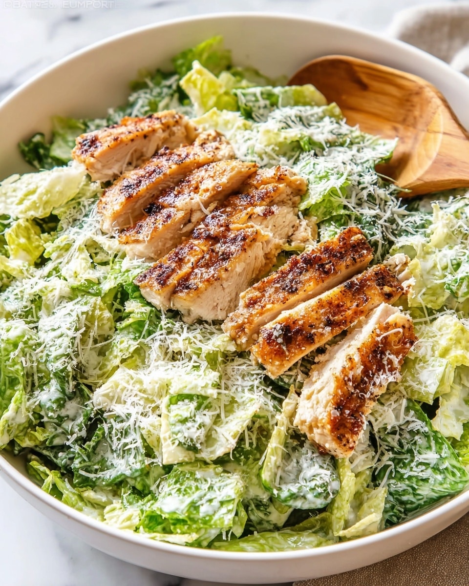Green Goddess Salad with Parmesan Chicken Recipe - Recipe Image