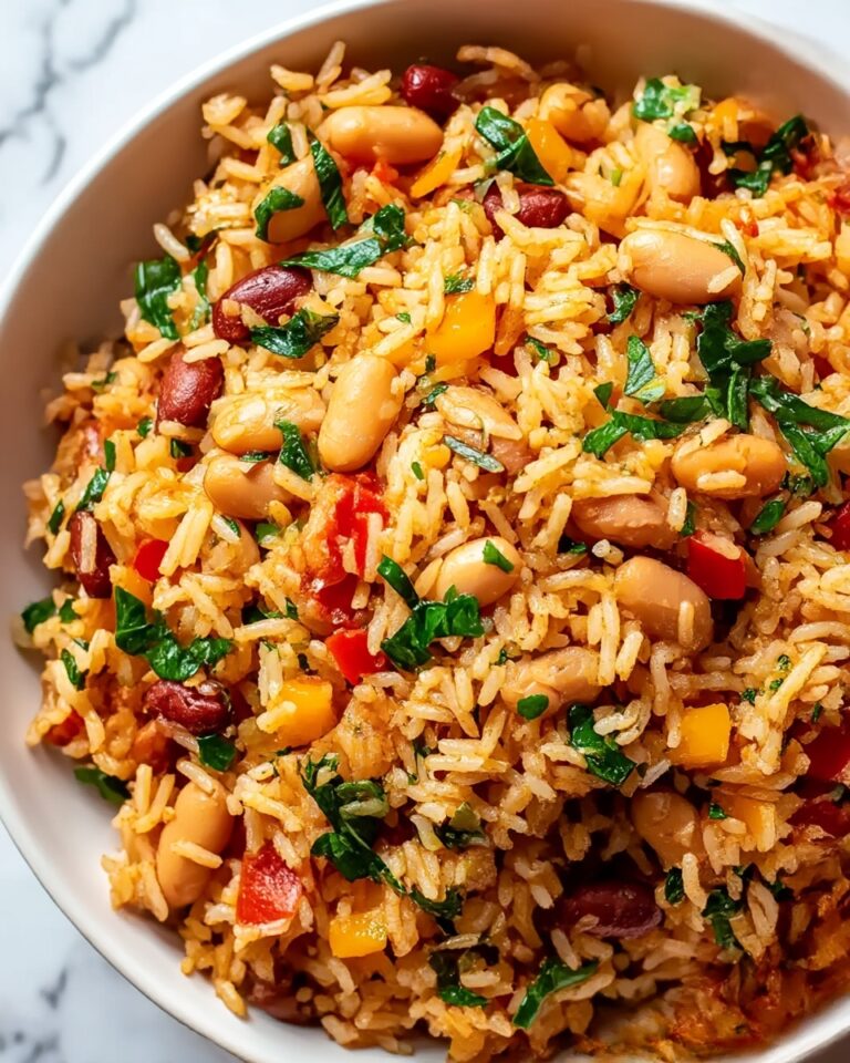 Healthy Mediterranean Rice and Beans Recipe