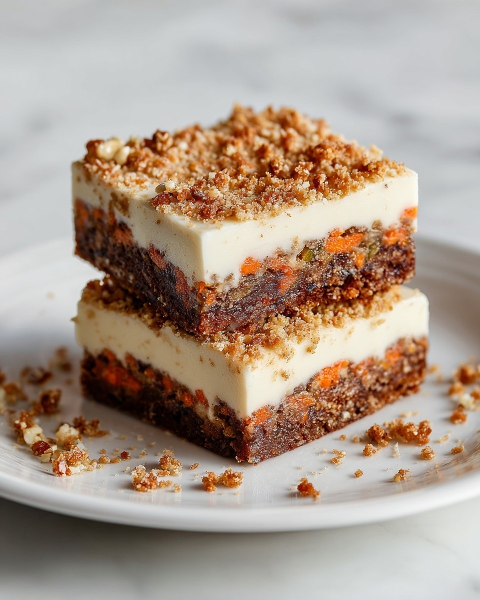 Irresistibly Indulgent Carrot Cake Cream Cheese Bars Recipe