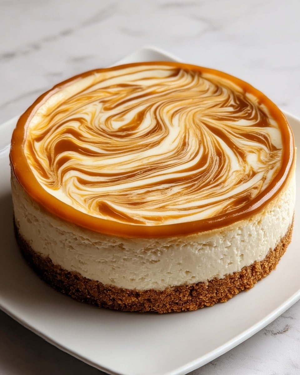 Caramel Swirl Cheesecake Recipe - Recipe Image