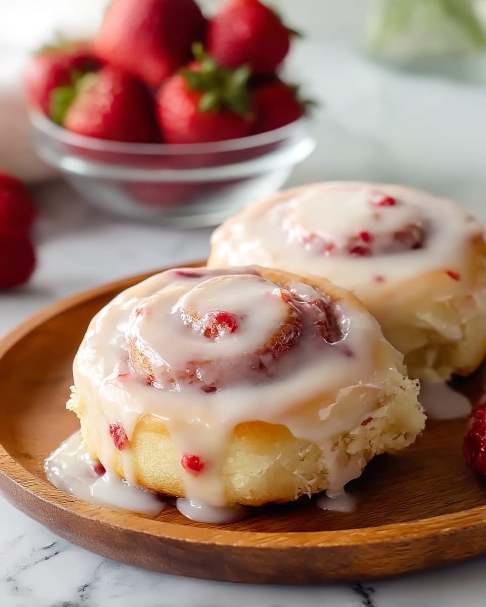 Irresistible Strawberry Cinnamon Rolls Recipe - Recipe Image